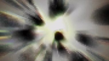 Piksel sıralama efekti soyut ışık desenleri ve şekiller oluşturur