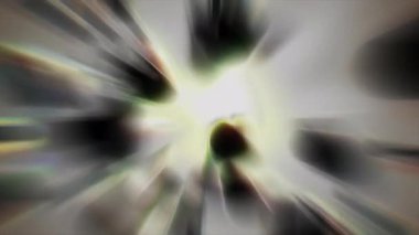 Soyut ışık genişliyor ve hareket bulanıklığı etkisi yaratıyor