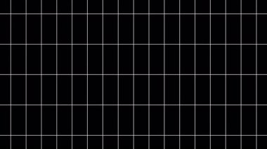 Siyah arkaplan canlandırmasında ızgara genişletiliyor