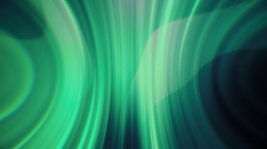 Yeşil ve yeşil renkli soyut dalgalar sorunsuzca akıyor