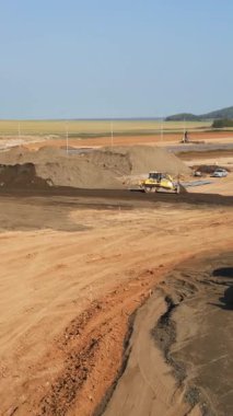 İnşaat alanında not düzleştirme alanı