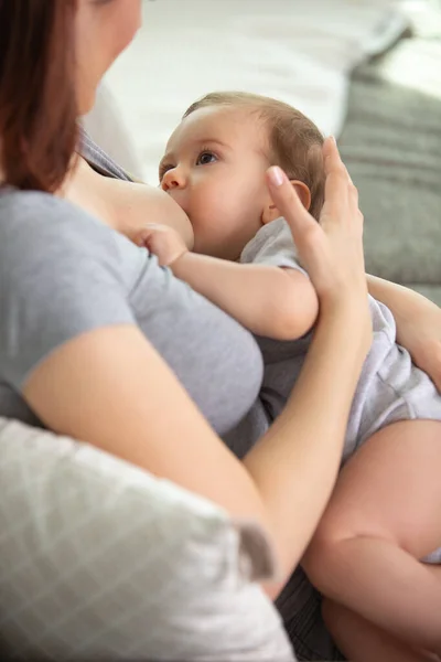 Borstvoeding Moederschap Concept — Stockfoto