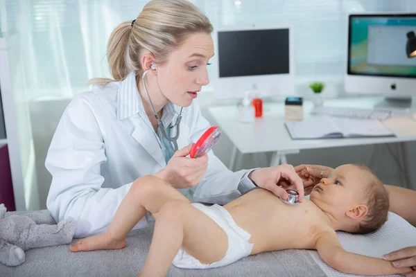 Baby Boy Doctor — Stock Photo, Image
