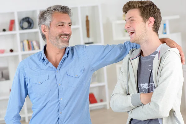 Man Arm Adolescent Laughing — Stock Photo, Image