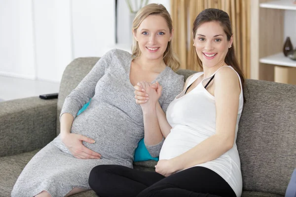 Spotkanie Grupy Wsparcia Ciąży Domu — Zdjęcie stockowe