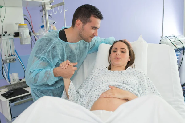 Zwangere Vrouw Haar Man — Stockfoto