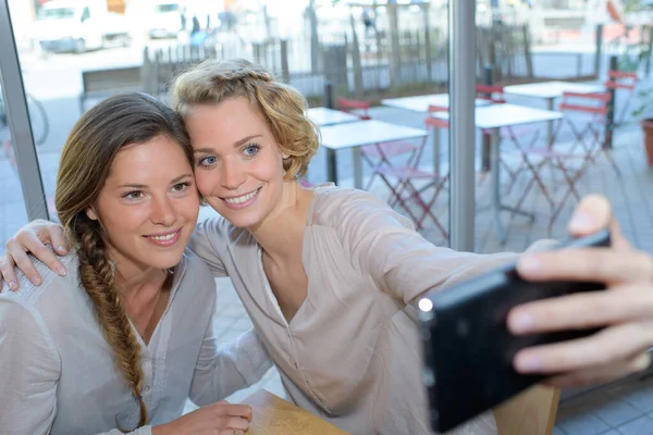 Nők Selfie Selfie — Stock Fotó