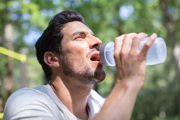 Drinkwater Vers Wellness Sportief Trainingsconcept — Stockfoto