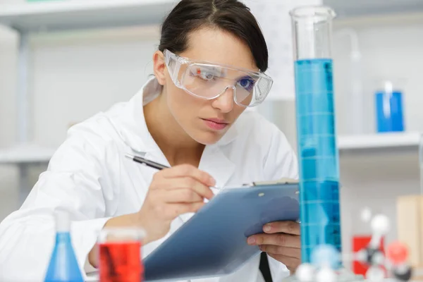 Scientist Working Lab Pipetting — Stock Photo, Image