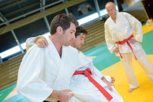 Portret Van Mannen Judo Competitie — Stockfoto