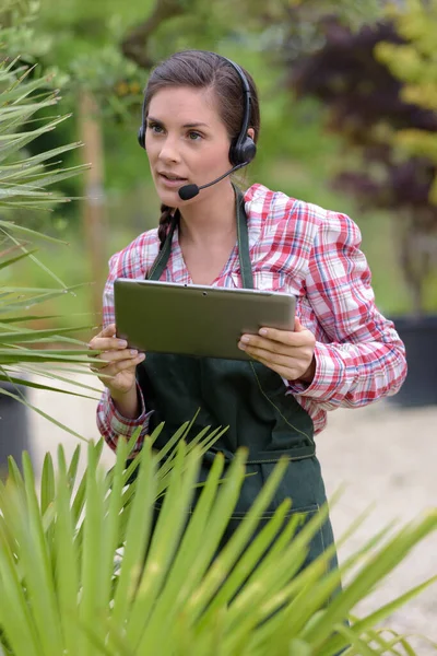 People Gardening Technology Profession Concept — Stock Photo, Image