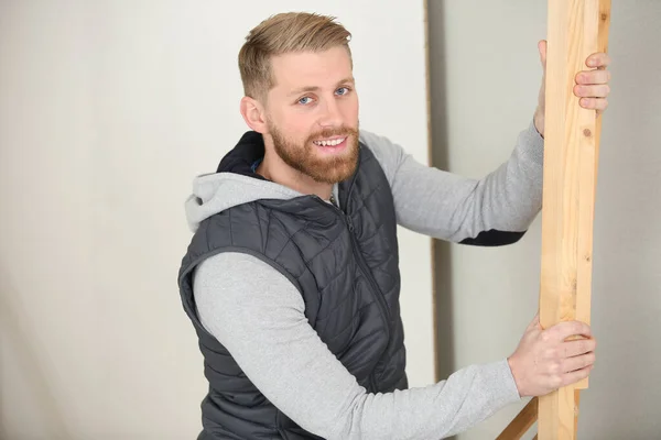 Hardworking Busy Professional Confident Cabinet Maker — Stock Photo, Image