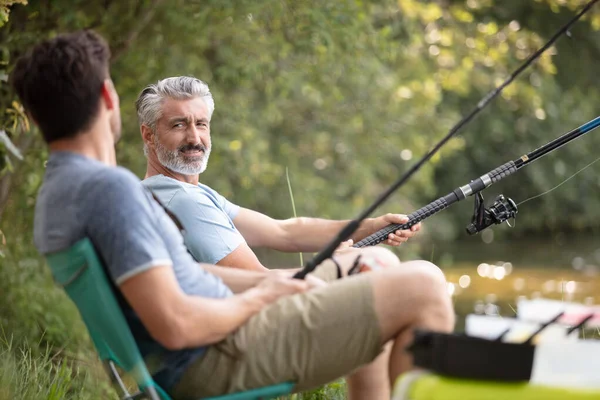Father Son Fishing — Stock Photo, Image