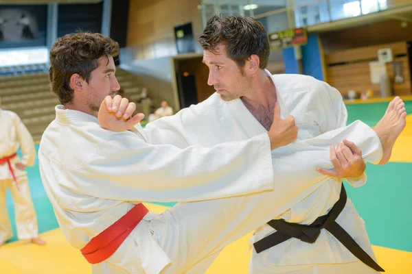 Gente Una Clase Judo —  Fotos de Stock