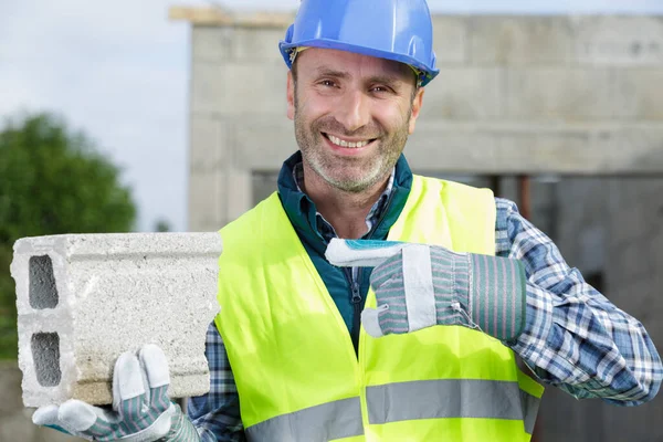 Constructor Masculino Trabajo — Foto de Stock
