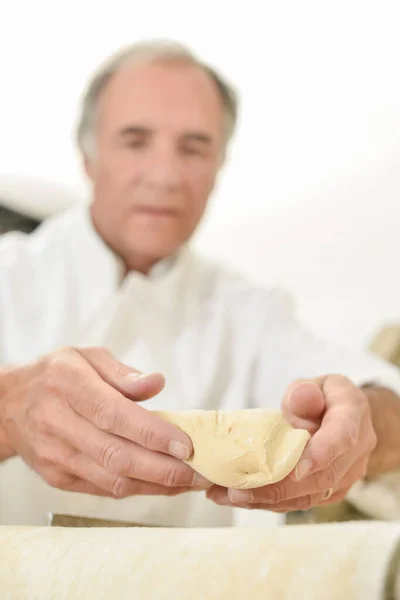 Baker Preparing Bread — Stock Photo, Image