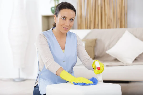 Portrait Woman Cleaner — Stock Photo, Image