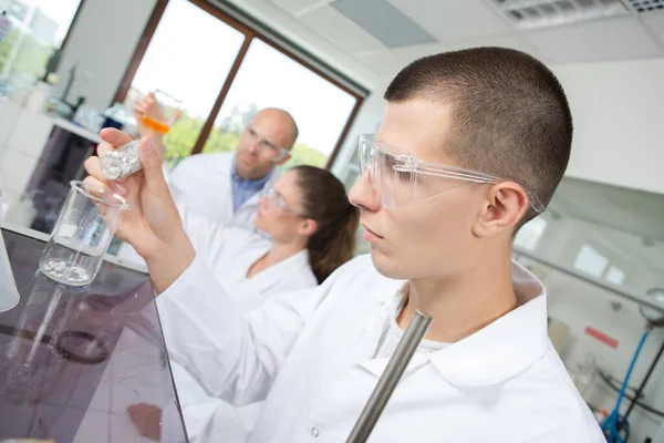 People Doing Medical Experiment Lab — Stock Photo, Image