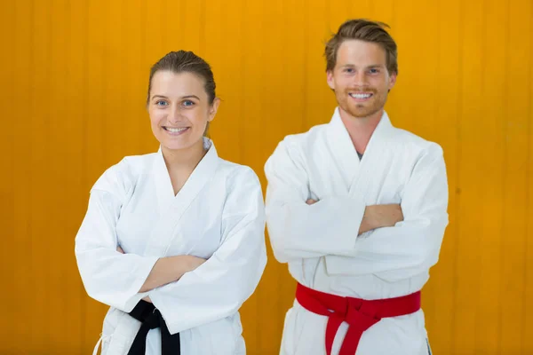 Bir Çift Judonun Portresi — Stok fotoğraf