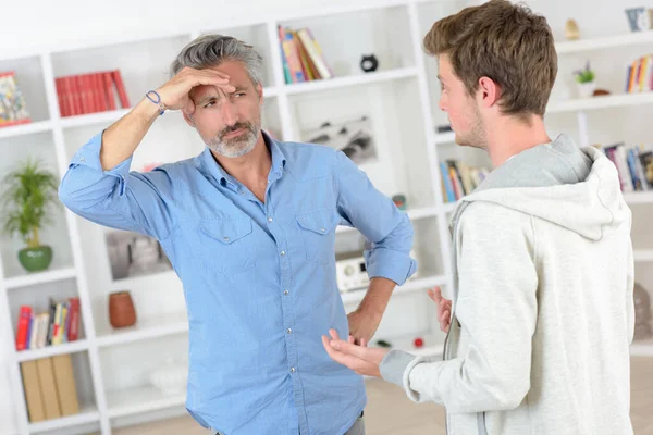 Argument Father Son — Stock Photo, Image