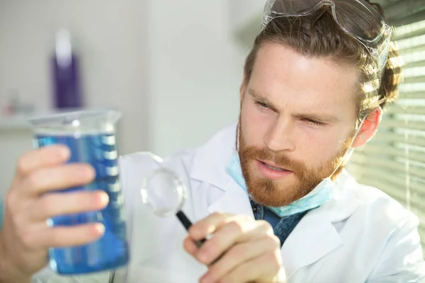 Scientist Doctor Doing Experiments Laboratory — Stock Photo, Image