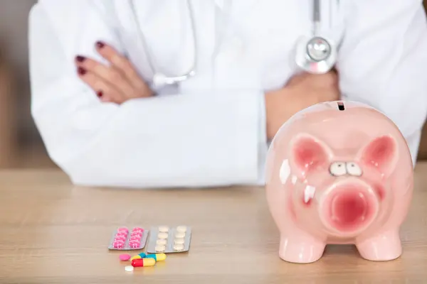 Medicinsk Försäkring Och Hälso Och Pengar Koncept — Stockfoto
