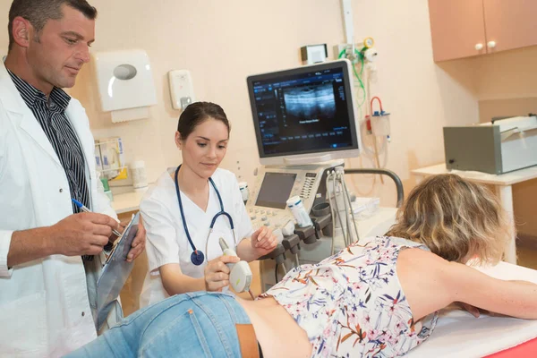 Ultrasound Lower Back — Stock Photo, Image