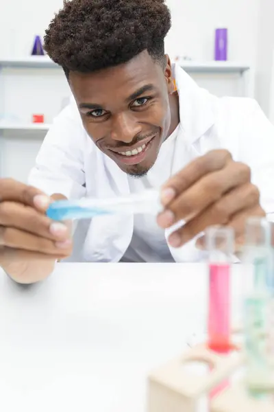 a male worker in a lab