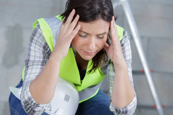 Engineer Construction Worker Woman — Stock Photo, Image