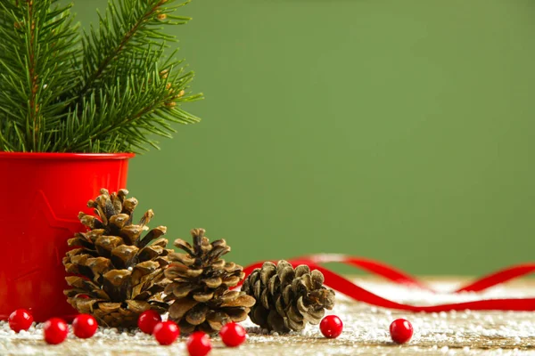 Festiva Natural Cero Residuos Libre Plástico Decoración Navidad Diy Vacaciones —  Fotos de Stock
