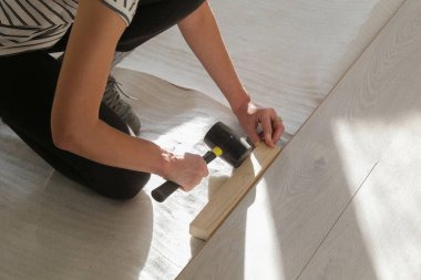 Kaplama döşeme kurulumunun adım adım