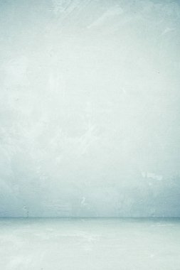 Boş yeşil çimento odası, arkaplan, afiş, iç tasarım, ürün görüntüleme montajı, arka plan