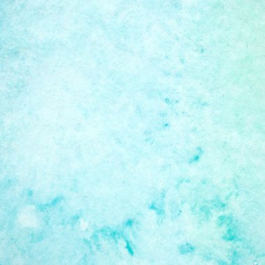 Mavi soyut suluboya beyaz kağıt arka plan üzerinde dokulu boyama