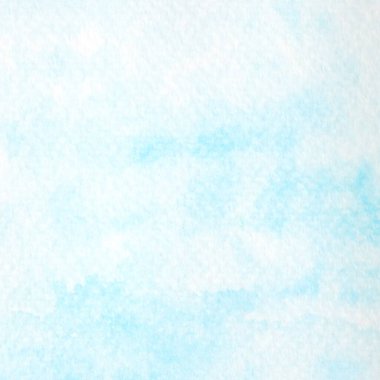 Mavi soyut suluboya beyaz kağıt arka plan üzerinde dokulu boyama