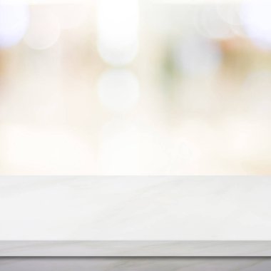 Görüntü depolama arkaplanı, ürün ve gıda görüntüleme montajı üzerine boş beyaz mermer tablo