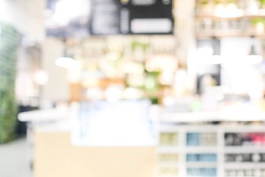 Bulanık arka plan: Cafe bokeh ışık arka plan, afiş, yiyecek ve içecek konsepti ile bulanıklık