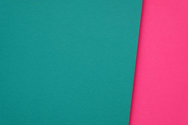 Boş pembe ve yeşil kağıt dokusu arka plan, sanat ve tasarım arka planı