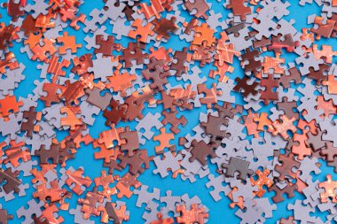 Bir Yapbozun Karışık Barışçıl Görünümü - Doku Arkaplanı