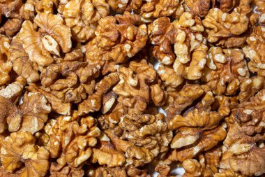 Dağıtılmış Ceviz Kabuğu. Walnut 'tan. Doğal Yüksek Kalorili Atıştırmalıklar