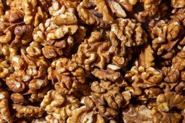 Dağıtılmış Ceviz Kabuğu. Walnut 'tan. Doğal Yüksek Kalorili Atıştırmalıklar