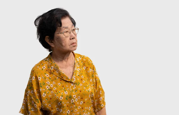 Unavená Rozrušená Starší Žena Trpící Silnou Chronickou Bolestí Hlavy Migréna — Stock fotografie