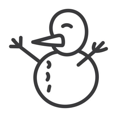 Bir karalama Noel ikonu çizimi