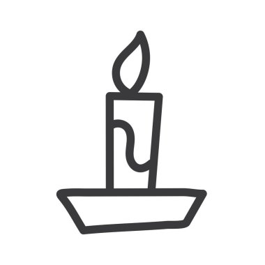 Bir karalama Noel ikonu çizimi