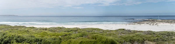 Landscape White Sand Beach Witsand Atlantic Ocean Shot Bright Summer — Stock Photo, Image