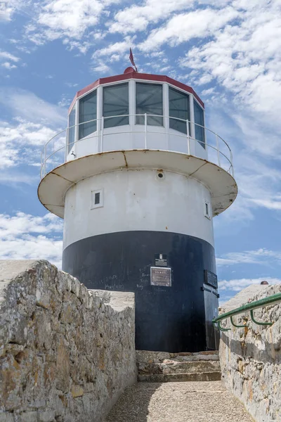 Historyczna Latarnia Morska Cape Point Nakręcona Jasnym Świetle Letnim Cape — Zdjęcie stockowe
