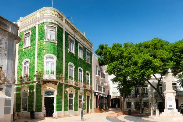 Lagos Algarve Portogallo Agosto 2023 Tipico Edificio Portoghese Cotto Nel Immagini Stock Royalty Free