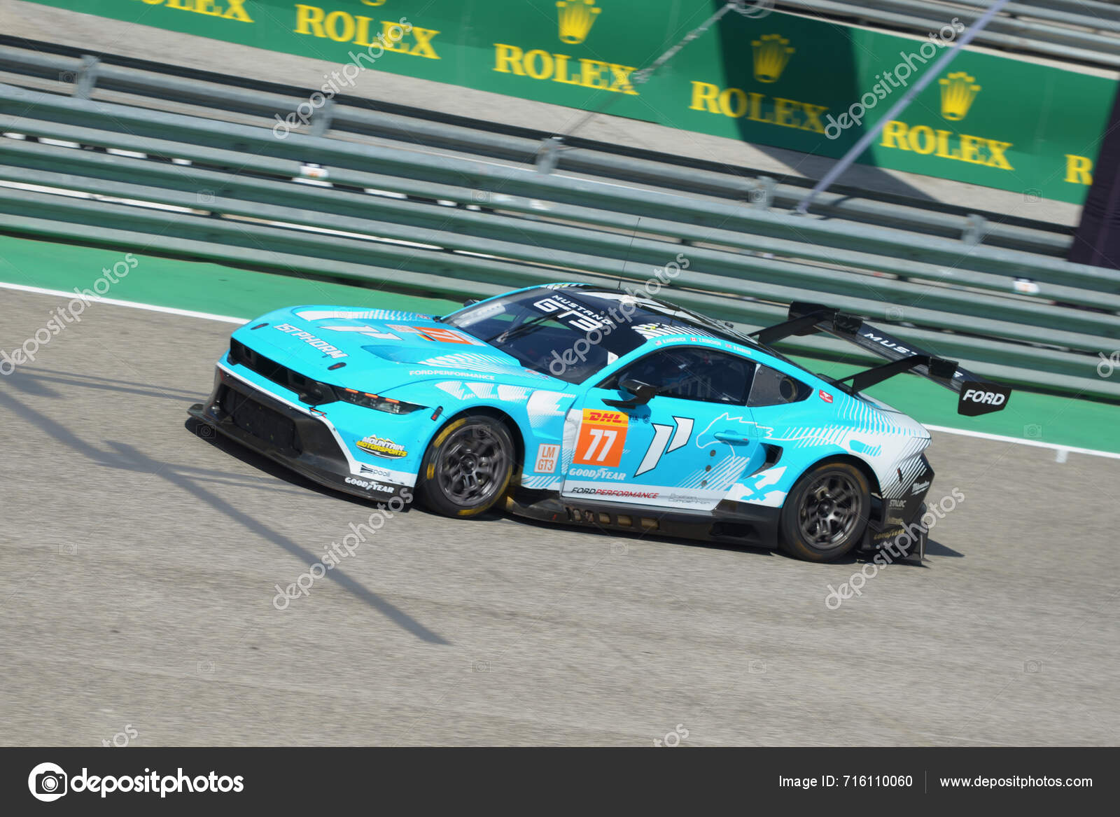Imola Abril 2024 Mustang Acción Wec Fia World Endurance Championship