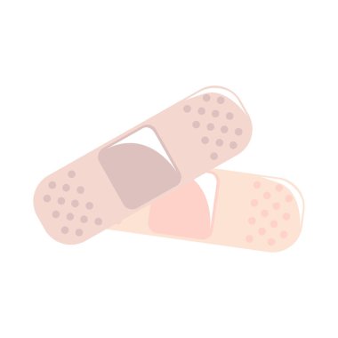 ilaç bandı simgesi izole edildi