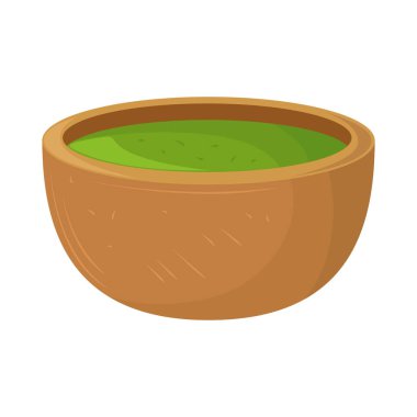 Kase ikonunda izole edilmiş kibrit çayı