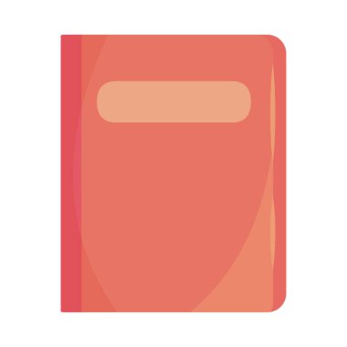 Kitap kaynağı okul simgesi izole edildi